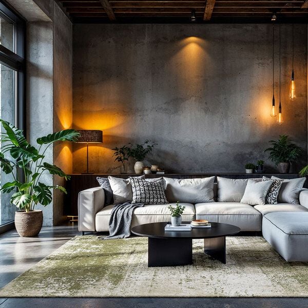 Louis De Poortere Teppich MAD MEN VIRGIN LAND von Louis De Poortere