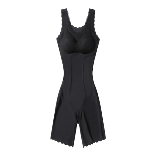 Louis Donné Shapewear Damen Bauchweg Bodysuit Figurenformend Formende Bodys Nahtlos Body Shaper Elastizität(Schwarz-L) von Louis Donné