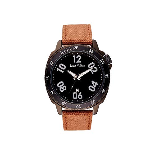 Louis Villiers Unisex Analog Quarz Uhr mit Leder Armband LV1049 Louis Villiers Unisex Analog Quarz Uhr mit Leder Armband LV1049 von Louis Villiers