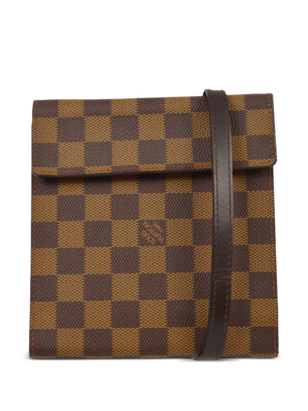 Louis Vuitton Pre-Owned 1999 Damier Ebène CD-Hülle - Braun von Louis Vuitton Pre-Owned