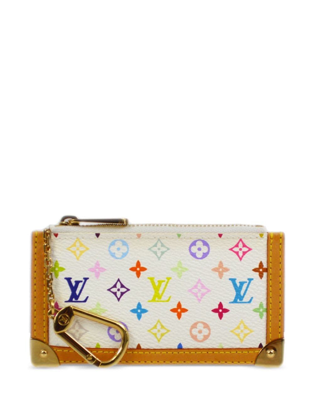 Louis Vuitton Pre-Owned 2003 pre-owned x Takashi Murakami Pochette Cles Münztäschchen - Weiß von Louis Vuitton Pre-Owned