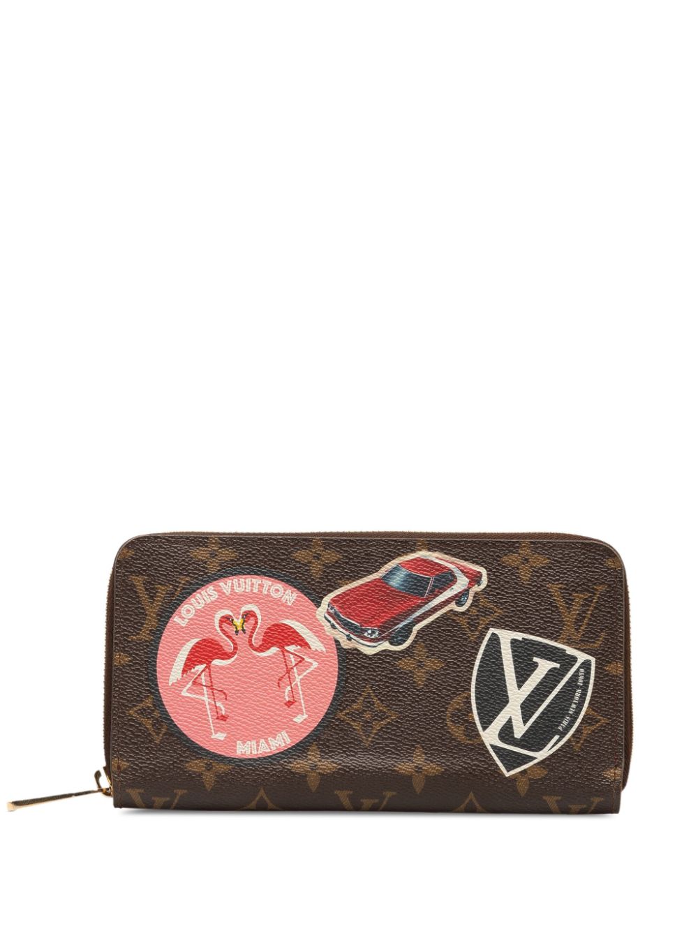 Louis Vuitton Pre-Owned 2016 Zippy World Tour Portemonnaie - Braun von Louis Vuitton Pre-Owned