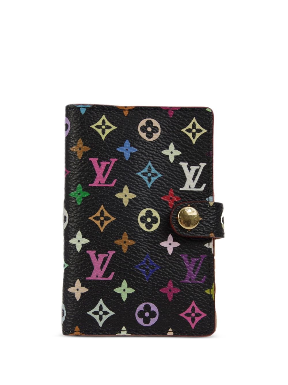 Louis Vuitton Pre-Owned x Takashi Murakami 2003 Mini Carnet Deval Agenda Cover - Schwarz von Louis Vuitton Pre-Owned