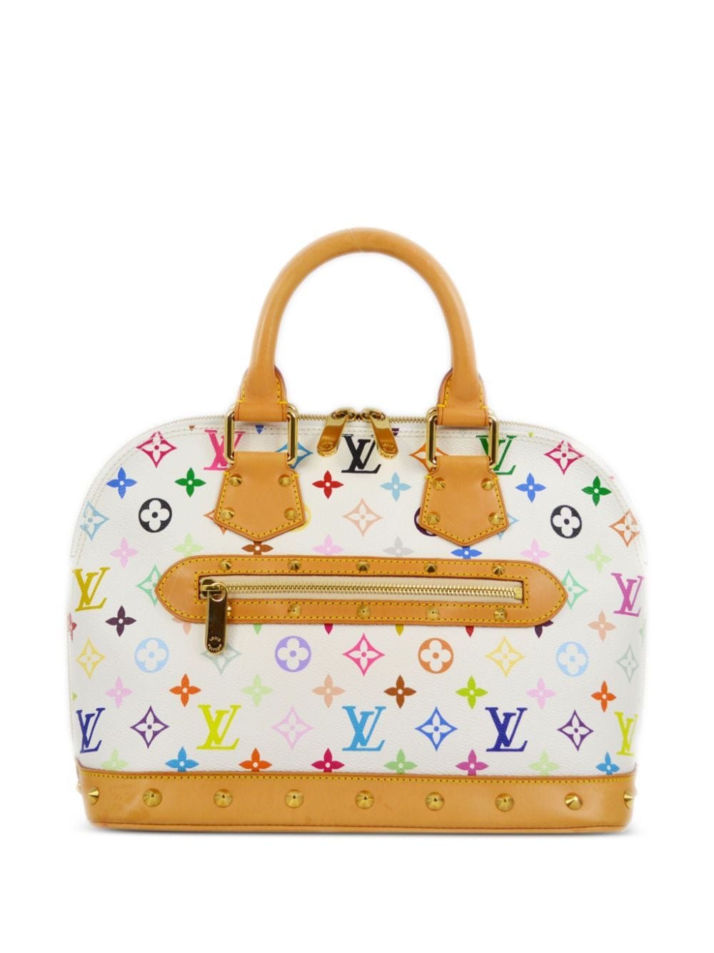 Louis Vuitton Pre-Owned x Takashi Murakami 2004 Alma PM Handtasche - Weiß von Louis Vuitton Pre-Owned