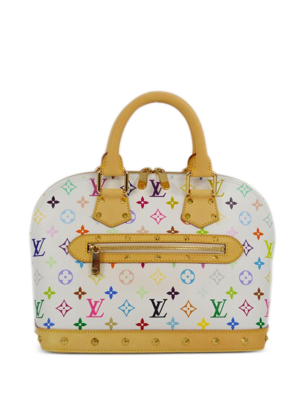 Louis Vuitton Pre-Owned x Takashi Murakami 2008 Alma Handtasche - Weiß von Louis Vuitton Pre-Owned