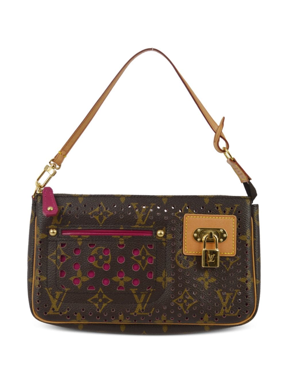 Louis Vuitton Pre-Owned 2006 Perfo Pochette Accessoires Clutch - Braun von Louis Vuitton Pre-Owned