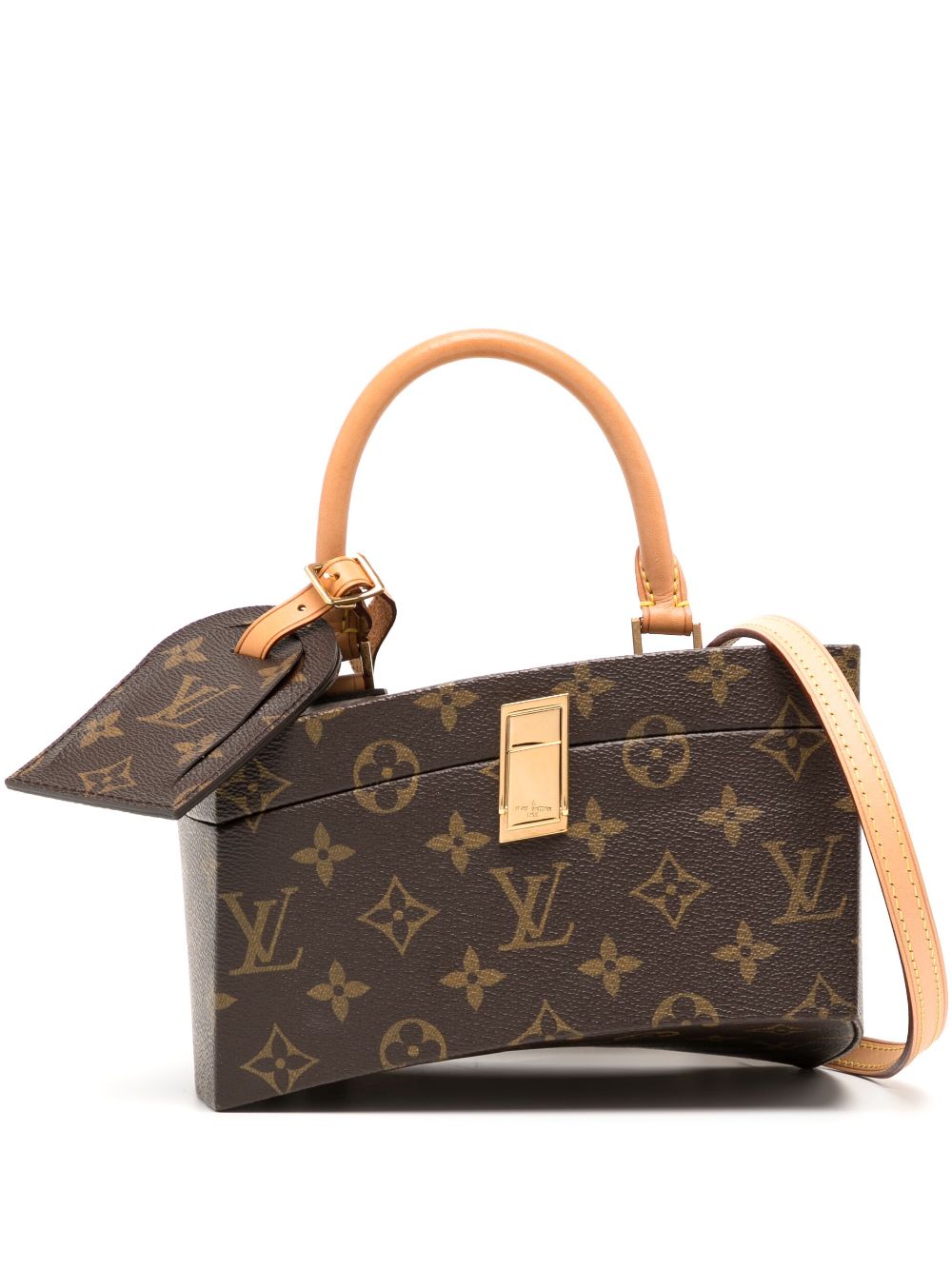 Louis Vuitton Pre-Owned 2014 Twisted Box Handtasche mit Monogramm - Braun von Louis Vuitton Pre-Owned