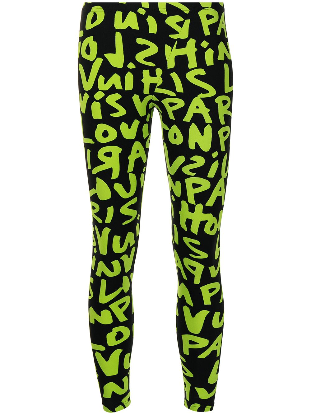 Louis Vuitton Pre-Owned x Stephen Sprouse 2001 Graffiti Leggings - Schwarz von Louis Vuitton Pre-Owned