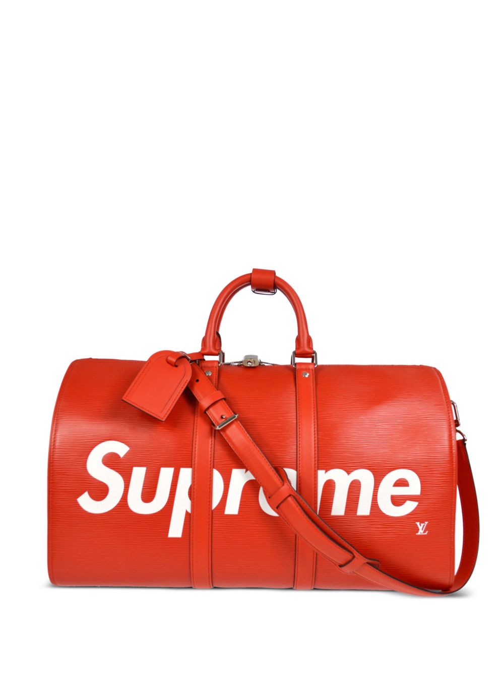 Louis Vuitton Pre-Owned x Supreme 2017 Keepall Bandouliere 45 Reisetasche - Rot von Louis Vuitton Pre-Owned