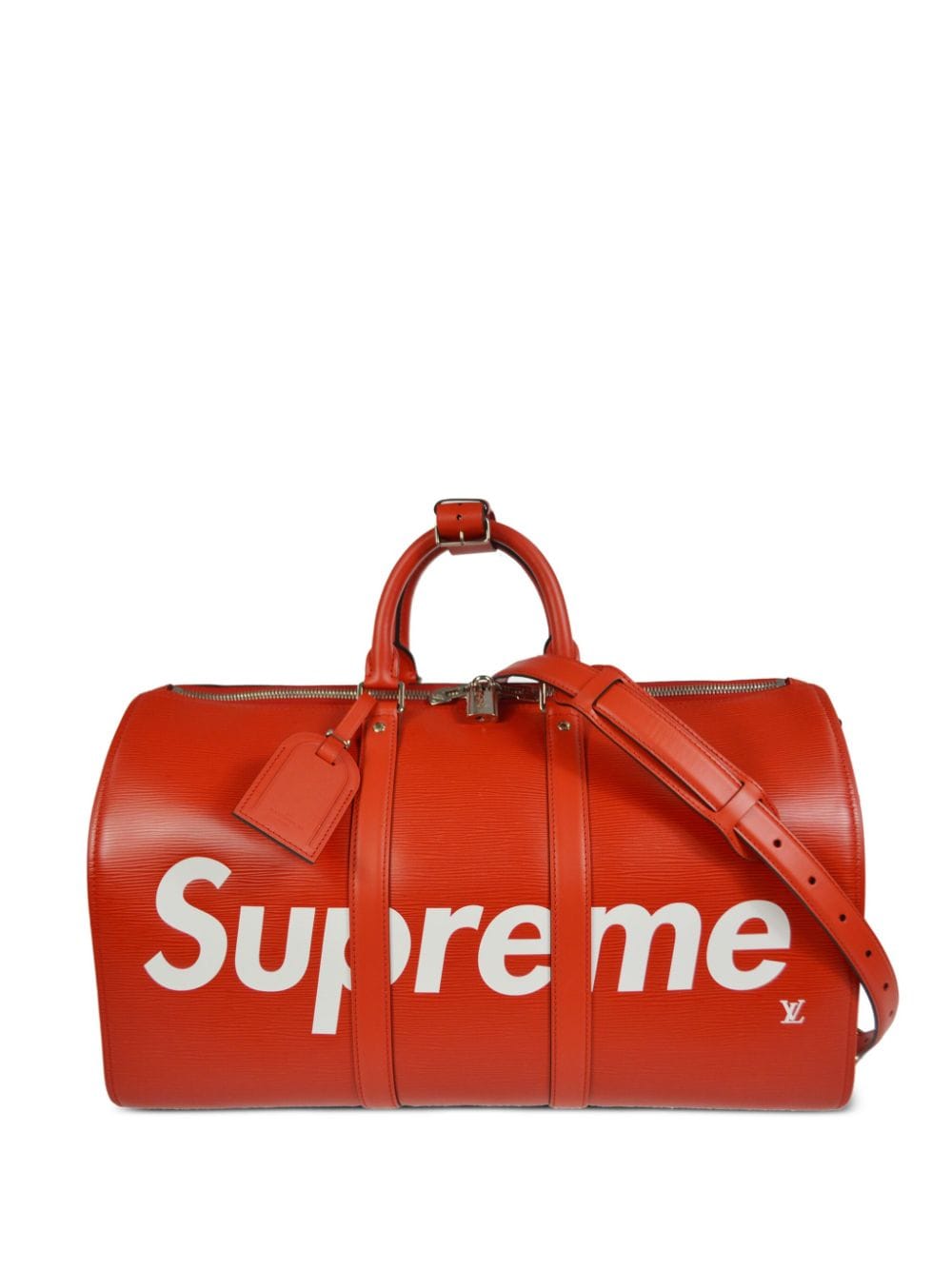 Louis Vuitton Pre-Owned x Supreme 2017 Keepall Bandouliere Reisetasche 45cm - Rot von Louis Vuitton Pre-Owned