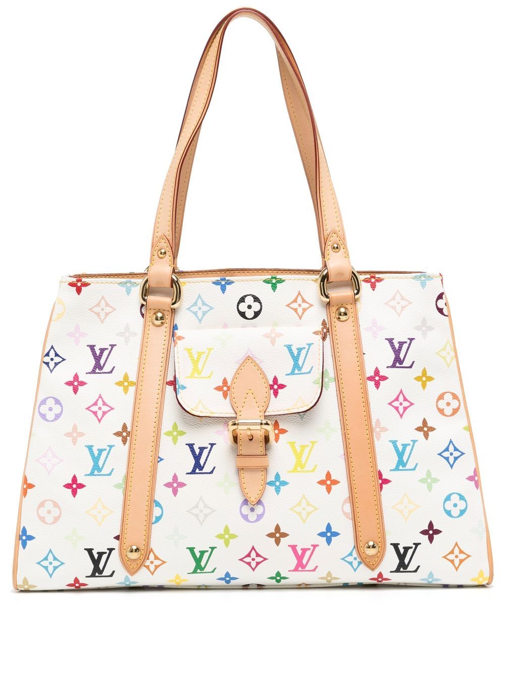 Louis Vuitton Pre-Owned x Takashi Murakami 2006 Aurelia MM Handtasche - Weiß von Louis Vuitton Pre-Owned