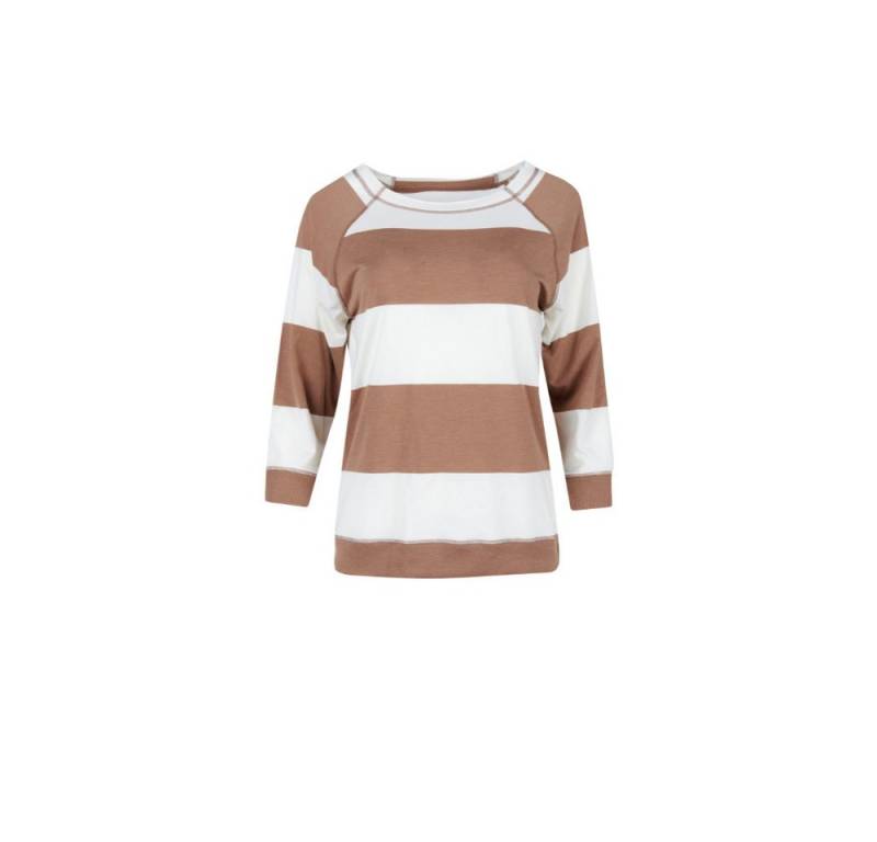 Louis & Louisa Pyjama Louis & Louisa PURE Sweaty camel gestreift, Baumwolle-Viskose-Mix von Louis & Louisa