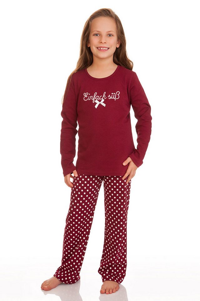 Louis & Louisa Pyjama Schlafanzug Kinder - EINFACH SÜSS - weinrot Louis & Louisa Pyjama Schlafanzug Kinder - EINFACH SÜSS - weinrot von Louis & Louisa
