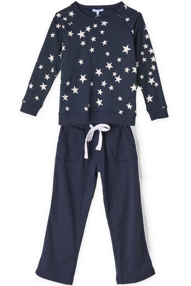 Louis & Louisa Pyjama Schlafanzug Kinder - STERNENTRÄUME BUAM - marine von Louis & Louisa