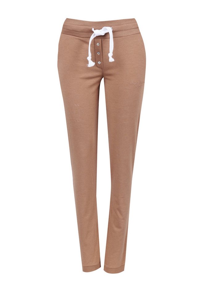 Louis & Louisa Pyjamahose Louis & Louisa PURE Hose gerade camel I Baumwolle-Viskose-Mix von Louis & Louisa