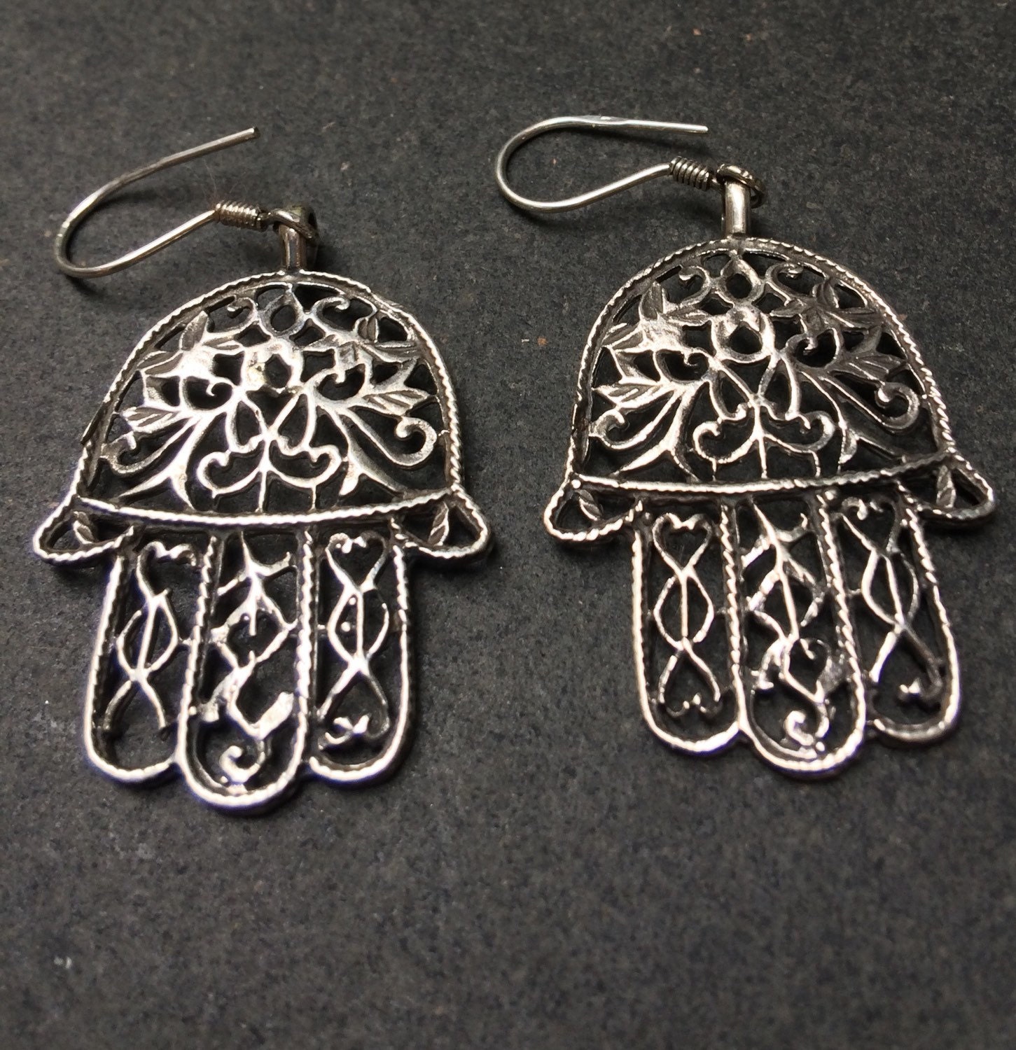 Hand Der Fatima-Ohrringe - Hamsa Handgefertigt in Kairo Hand Der Fatima-Ohrringe - Hamsa Handgefertigt in Kairo von LouisFarouk