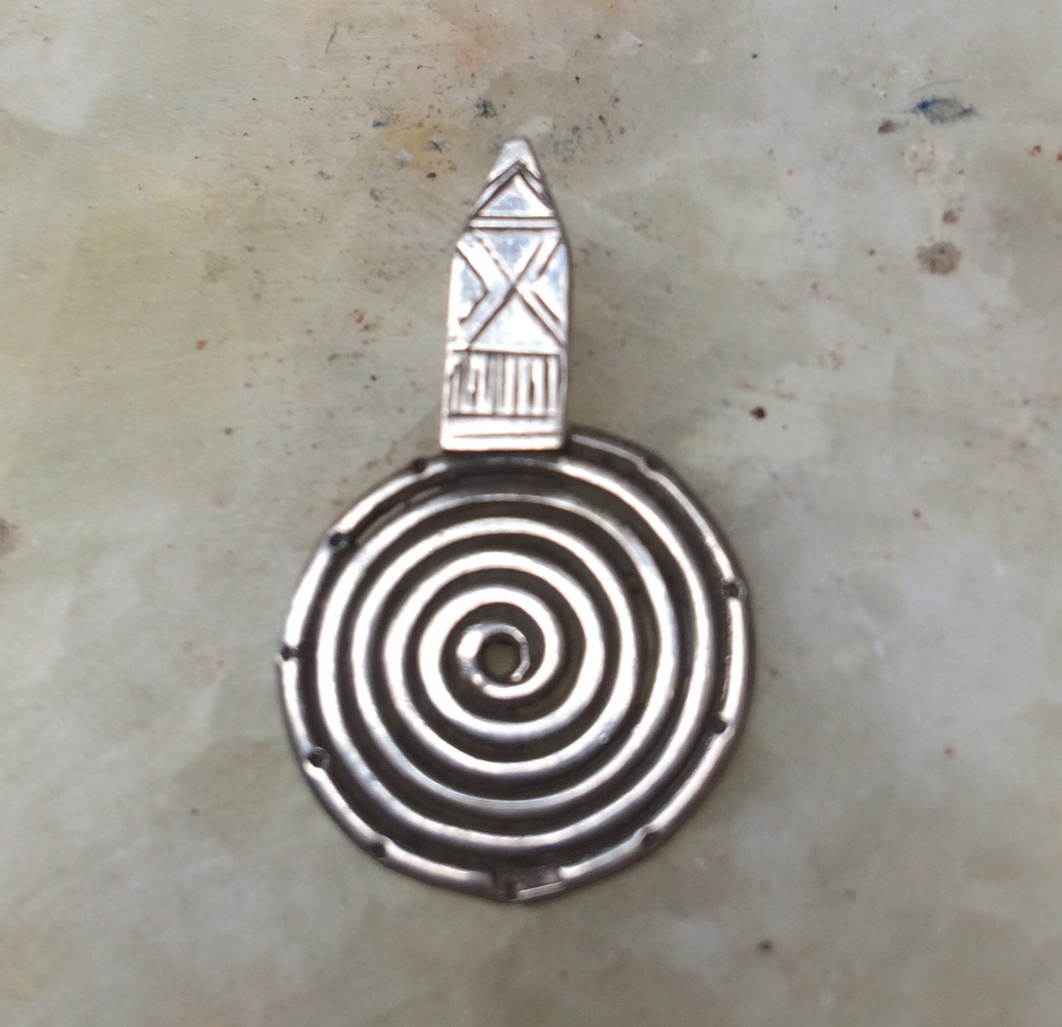 Silber Spiral Anhänger, Tuareg Design, Handgefertigt in Kairo Silber Spiral Anhänger, Tuareg Design, Handgefertigt in Kairo von LouisFarouk