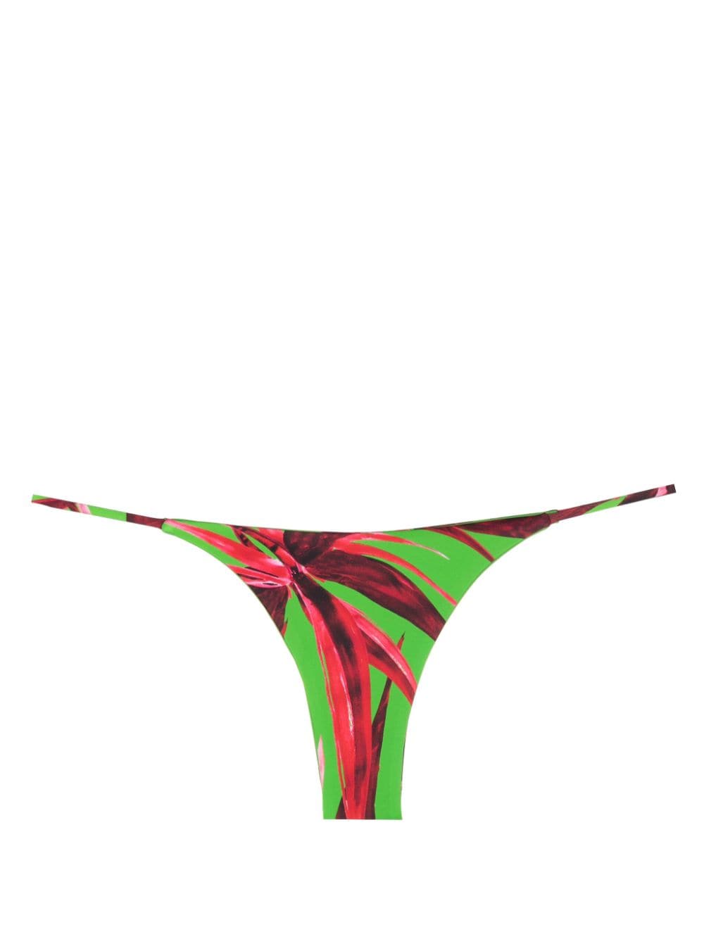 Louisa Ballou Bikinihöschen mit abstraktem Print - Grün von Louisa Ballou