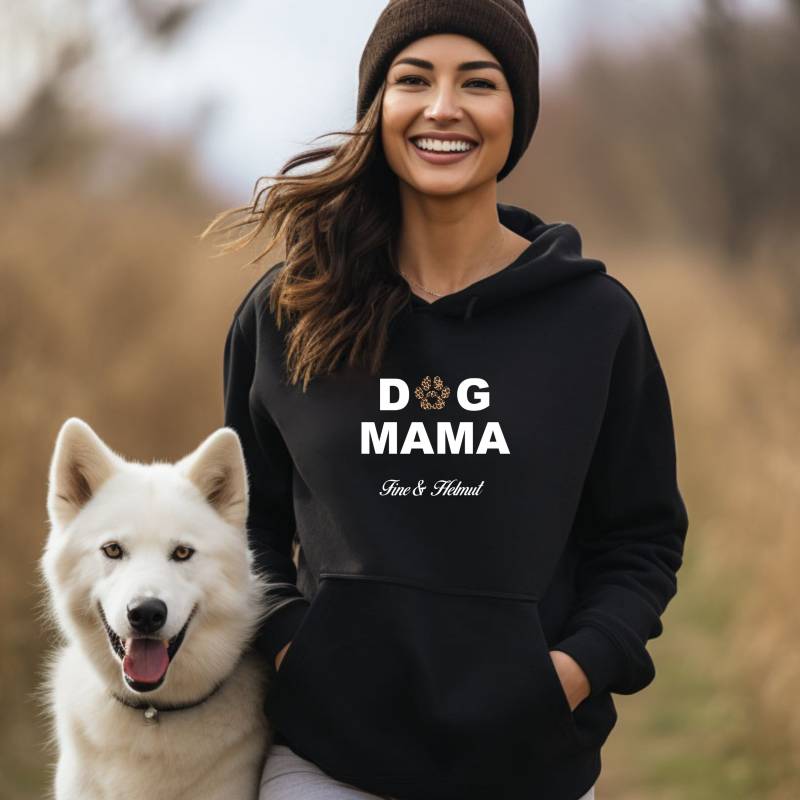 Dog Mama - Kapuzenpullover Hoodie/ Hundeliebe von LouischensWunderwelt