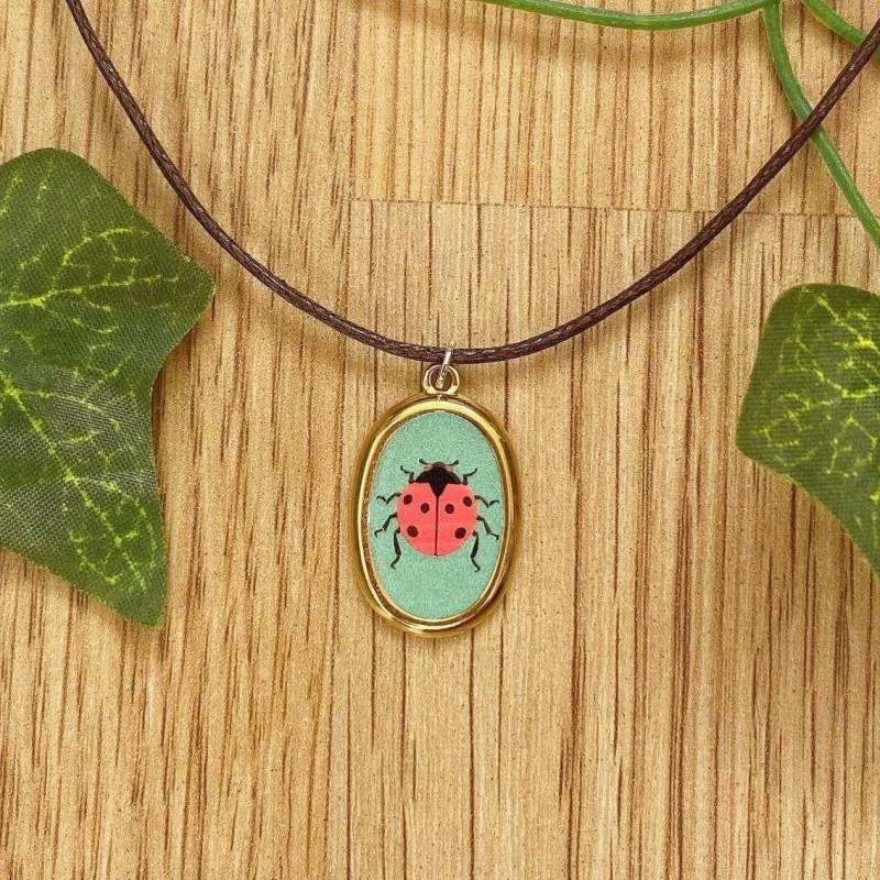 Vintage Ladybird Bug Necklace | Whimsical Fairycore Jewelry Waterproof Tarnish Free Vintage Ladybird Bug Necklace | Whimsical Fairycore Jewelry Waterproof Tarnish Free von Louisenkind