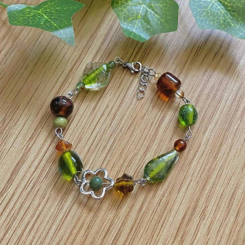 Whimsical Vintage Fairy Bracelet | Beaded Glass Hippie Boho Jewelry Whimsical Vintage Fairy Bracelet | Beaded Glass Hippie Boho Jewelry von Louisenkind