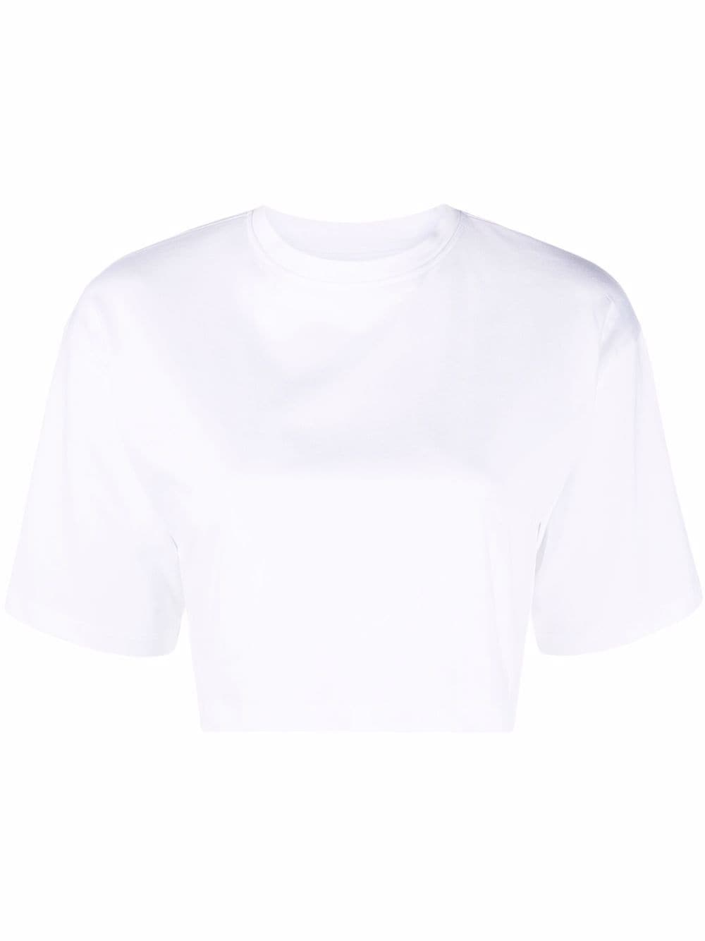 Loulou Studio Cropped-T-Shirt - Weiß von Loulou Studio