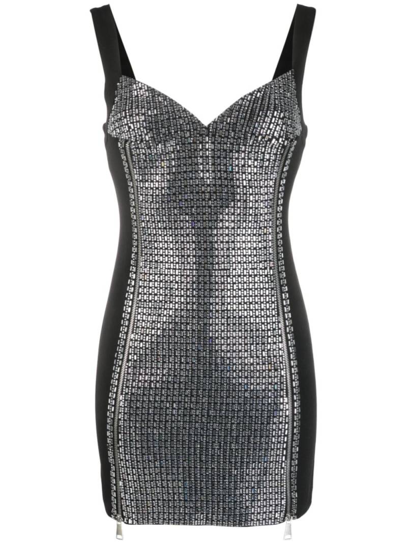 Loulou Kristallverziertes Kleid mit Herzausschnitt - Schwarz von Loulou