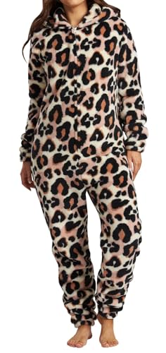 Loungeable Damen Jumpsuit Tierkostüm Fasching - Leopard Well Soft All in One 793092 Multi L Loungeable Damen Jumpsuit Tierkostüm Fasching - Leopard Well Soft All in One 793092 Multi L von Loungeable