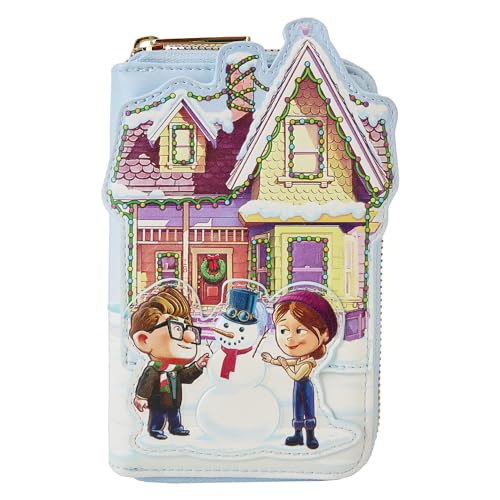 Loungefly Disney Pixar Up House Holiday Zip Around Wallet, Mehrfarbig/Meereswellen (Ocean Tides), Einheitsgröße, Geldbörse von Loungefly