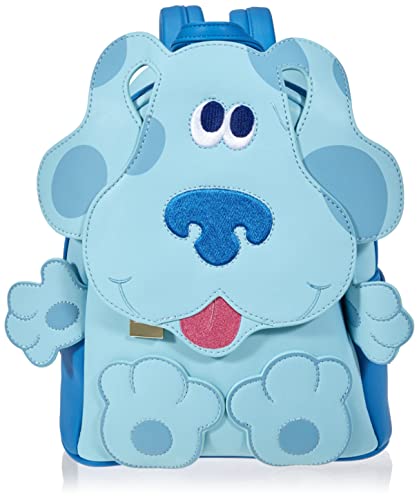 Loungefly Blue's Clues Blue Cosplay Womens Double Strap Shoulder Bag Purse, Mehrfarbig, Einheitsgröße von Loungefly