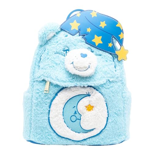 Loungefly Care Bears Bedtime Bear Plüsch-Rucksack für Damen, Cosplay, Mehrfarbig, Einheitsgröße, Cbbk0021 von Loungefly