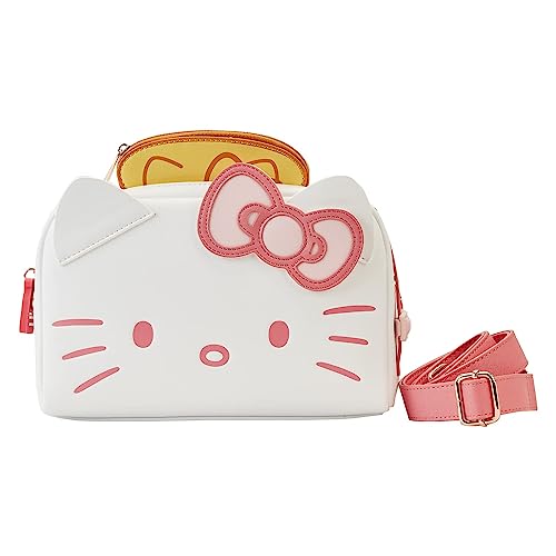 Loungefly Cross Body Bag Hello Kitty Breakfast Toaster Nue offiziell Sanrio Weiß One Size von Loungefly