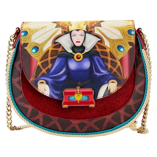 Loungefly Cross Body Bag Snow Weiß Evil Queen Throne Nue offiziell Disney Rot One Size von Loungefly