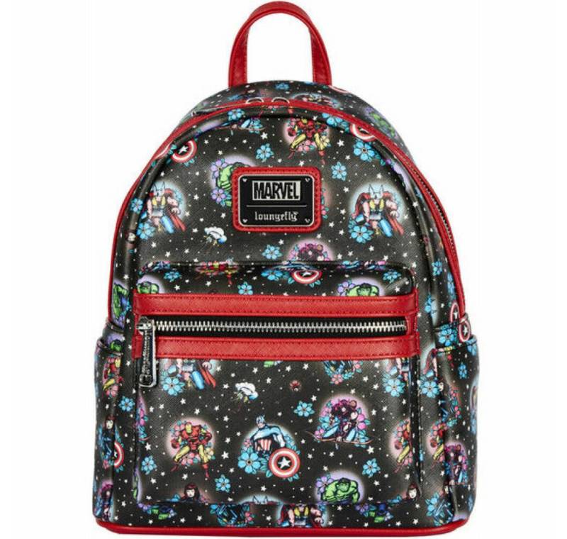 Loungefly Daypack Marvel by Rucksack Avengers Tattoo von Loungefly