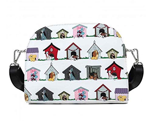Loungefly Disney Dogs Houses Umhängetasche Standard von Loungefly