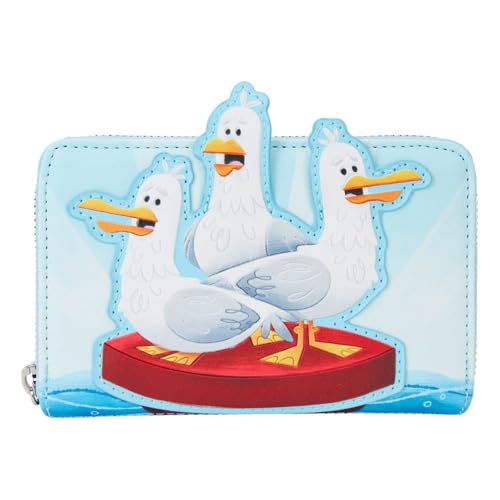 Loungefly Disney Findet Nemo Seagulls Mine Geldbörse mit umlaufendem Reißverschluss von Loungefly