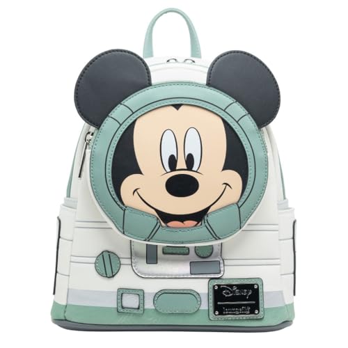 Loungefly Disney Glow in the Dark Mickey Mouse Spaceman Cosplay Damen Rucksack, Mehrfarbig, Einheitsgröße, Wdbk3291 von Loungefly