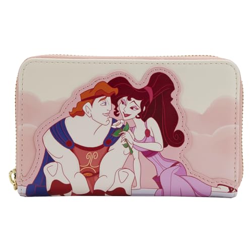 Loungefly Disney Hercules 25th Anniversary Meg & Herc Zip Around Wallet Hercules One Size, Hercules, Einheitsgröße, Disney Hercules Geldbörse zum 25. Jahrestag, Meg & Herc mit Reißverschluss von Loungefly