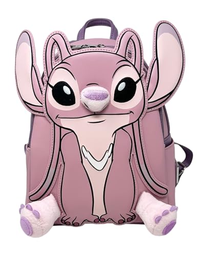 Loungefly Disney Lilo & Stitch Angel Charakter Cosplay Damen Doppelriemen Schultertasche Geldbörse von Loungefly