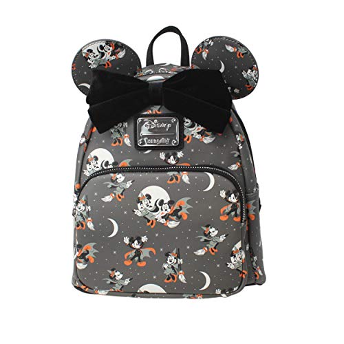 Loungefly Disney Mickey and Minnie Mouse Halloween Womens Double Strap Shoulder Bag Purse von Loungefly