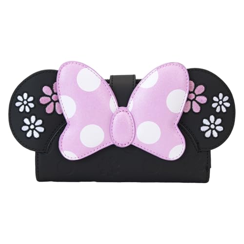 Loungefly Disney Minnie Floral Rock The Dots Flap Wallet von Loungefly