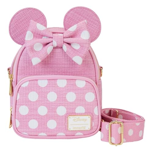 Loungefly Disney Minnie Straw Mini Convertible Bag von Loungefly