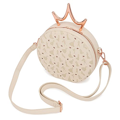 Loungefly Disney Princess Ultimate Metal Crown Crossbody Geldbörse, Blush Pink, Keine Größe Loungefly Disney Princess Ultimate Metal Crown Crossbody Geldbörse, Blush Pink, Keine Größe von Loungefly