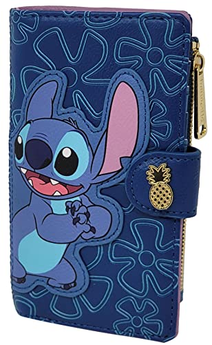 Loungefly Disney Stitch Wallet Snap Flap Clutch von Loungefly