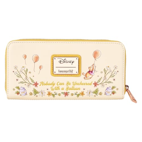 Loungefly Disney Winnie Puuh Geldbörse mit umlaufendem Reißverschluss, Gelb, Pooh Loungefly Disney Winnie Puuh Geldbörse mit umlaufendem Reißverschluss, Gelb, Pooh von Loungefly