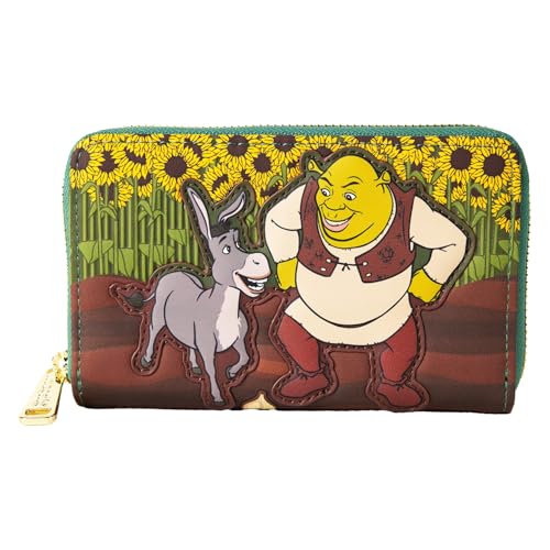 Loungefly DreamWorks Shrek Spring Vibes Geldbörse mit umlaufendem Reißverschluss von Loungefly