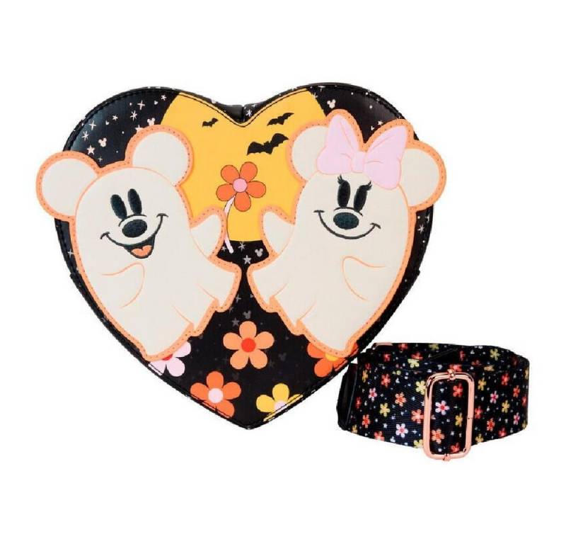 Loungefly Freizeitrucksack Disney Mickey & Minnie Floral Ghost Schultertasche von Loungefly
