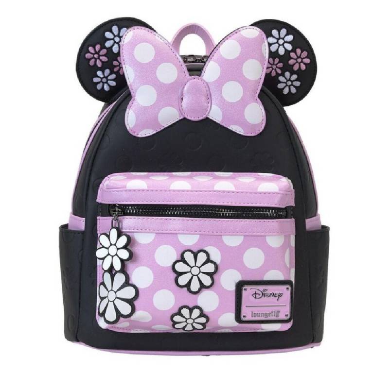 Loungefly Freizeitrucksack Disney Minnie Floral Rock the Dots Rucksack von Loungefly