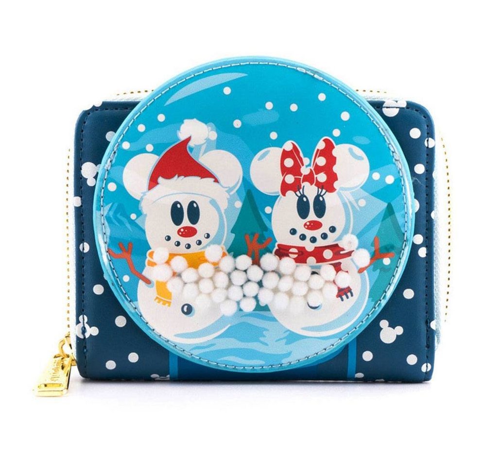 Loungefly Geldbörse Disney by Loungefly Geldbeutel Snowman Minnie & Mickey Snow Globe (1-tlg) von Loungefly