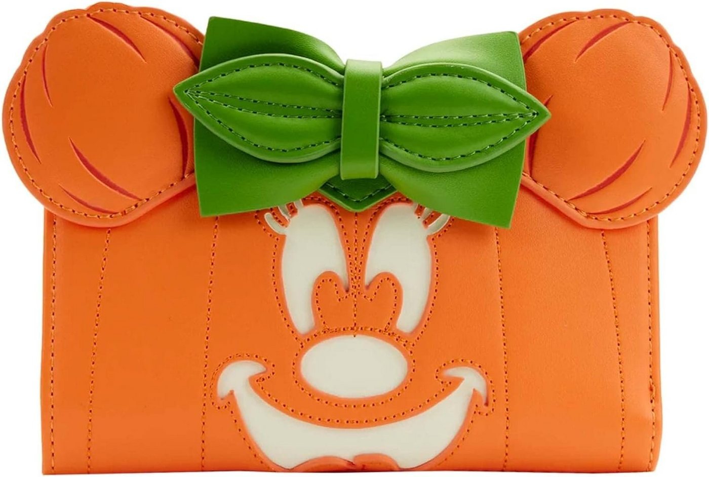 Loungefly Geldbörse Loungefly Minnie Mouse Glow in the Dark Pumpkin Flap Wallet (1-tlg) von Loungefly